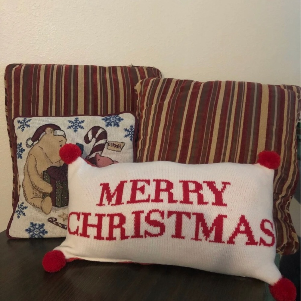 Pillow Bundle Christmas and Decorative Four Total